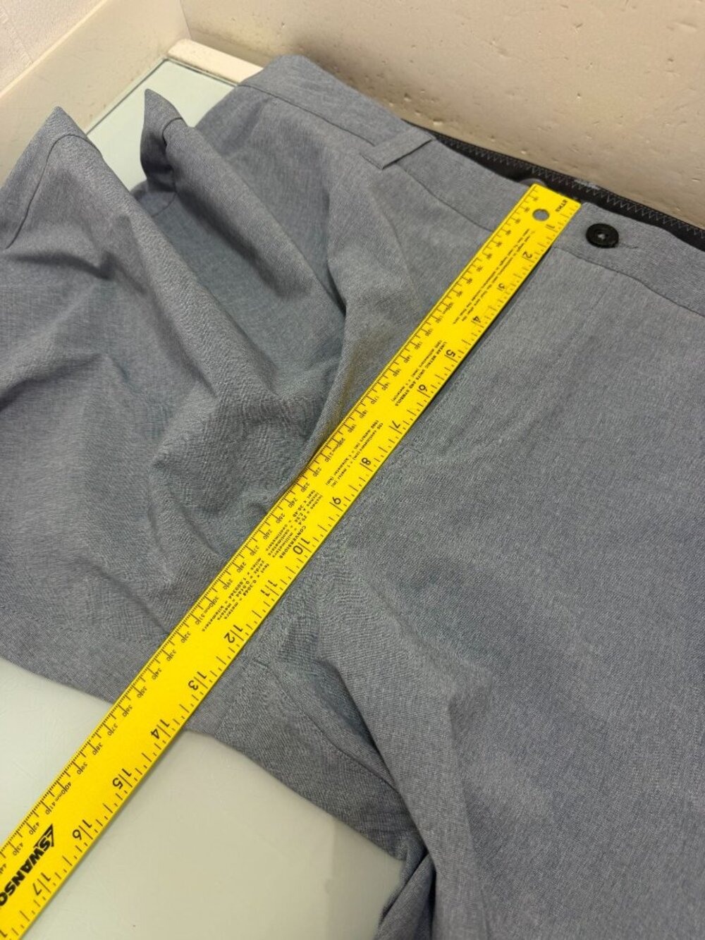Vuori Aim Pants Mens 36X31Gray Lightweight Performance Stretch Golf Chino - Picture 9 of 14